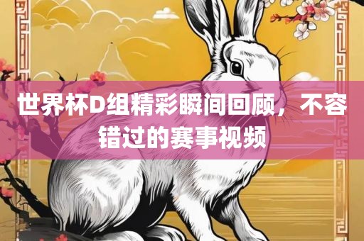 世界杯D组精彩瞬间回顾，不容错过的赛事视频