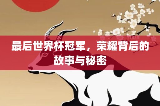 最后世界杯冠军，荣耀背后的故事与秘密