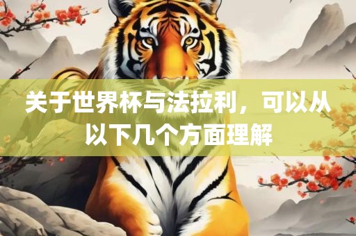 关于世界杯与法拉利，可以从以下几个方面理解