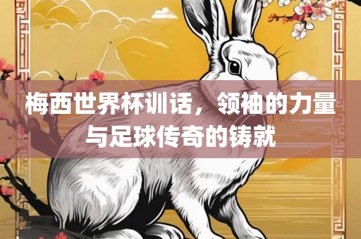 梅西世界杯训话，领袖的力量与足球传奇的铸就