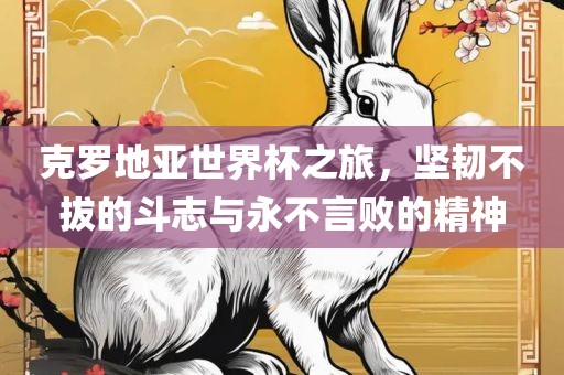 克罗地亚世界杯之旅，坚韧不拔的斗志与永不言败的精神