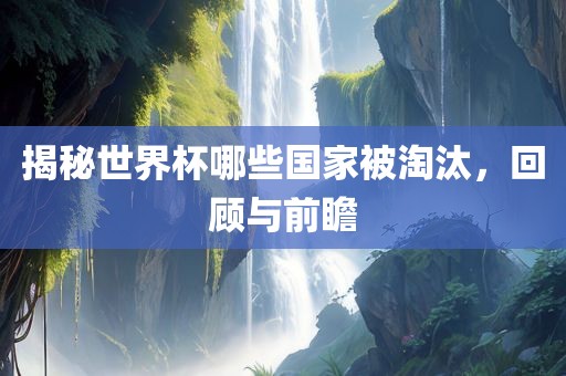 揭秘世界杯哪些国家被淘汰，回顾与前瞻