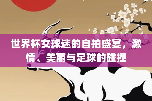 世界杯女球迷的自拍盛宴，激情、美丽与足球的碰撞