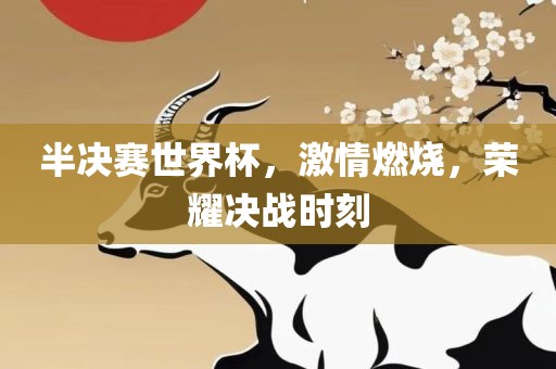 半决赛世界杯，激情燃烧，荣耀决战时刻眉山市正发家政服务有限公司