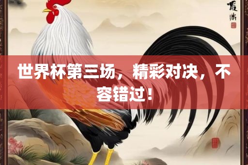 世界杯第三场，精彩对决，不容错过！