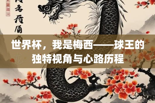 世界杯，我是梅西——球王的独特视角与心路历程