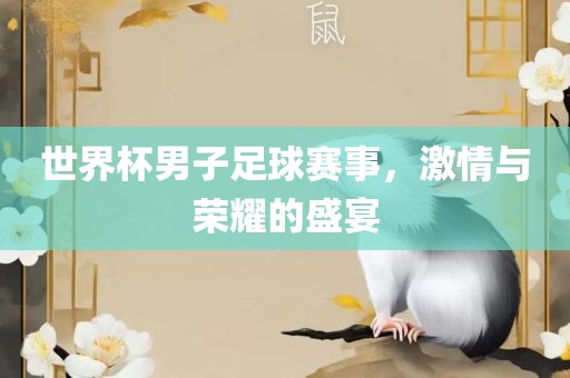 世界杯男子足球赛事，激情与荣耀的盛宴眉山市正发家政服务有限公司