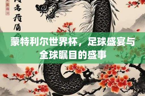 蒙特利尔世界杯，足球盛宴与全球瞩目的盛事