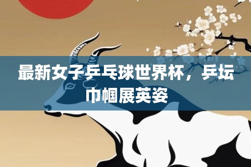 最新女子乒乓球世界杯，乒坛巾帼展英姿