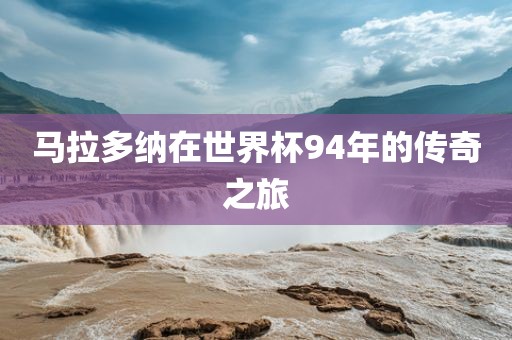马拉多纳在世界杯94年的传奇之旅