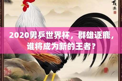 2020男乒世界杯，群雄逐鹿，谁将成为新的王者？