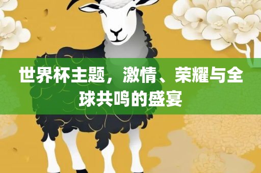 世界杯主题，激情、荣耀与全球共鸣的盛宴