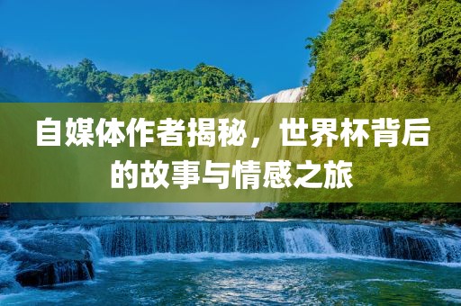 自媒体作者揭秘，世界杯背后的故事与情感之旅