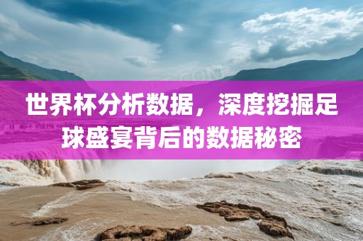 世界杯分析数据，深度挖掘足球盛宴背后的数据秘密