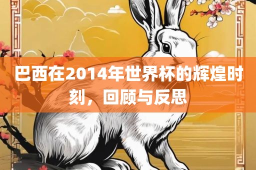 巴西在2014年世界杯的辉煌时刻，回顾与反思