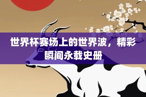 世界杯赛场上的世界波，精彩瞬间永载史册