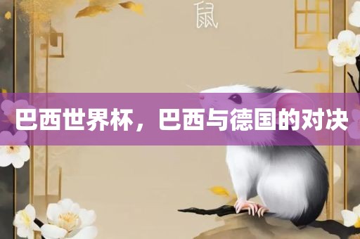 巴西世界杯，巴西与德国的对决