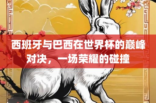 西班牙与巴西在世界杯的巅峰对决，一场荣耀的碰撞