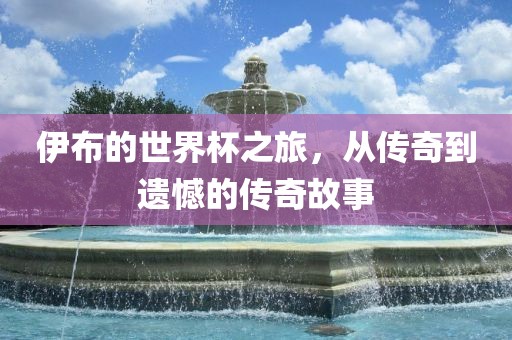 伊布的世界杯之旅，从眉山市正发家政服务有限公司传奇到遗憾的传奇故事