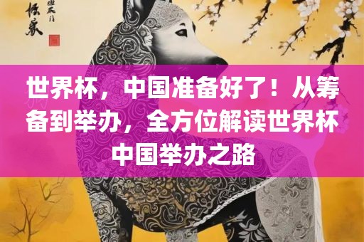 世界杯，中国准备好了！从筹备到举办，全方位解读世界杯中国举办之路眉山市正发家政服务有限公司