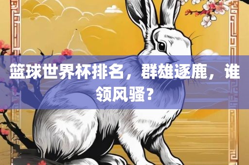 篮球世界杯排名，群雄逐鹿，谁领风骚？