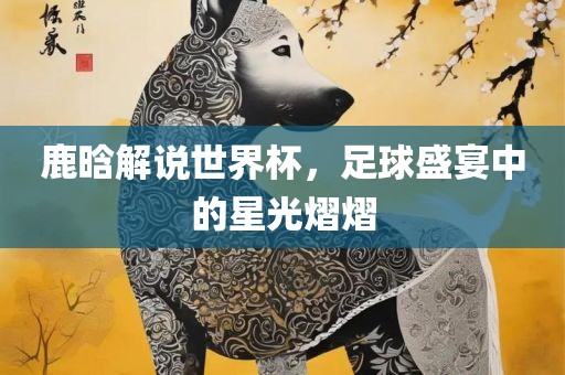 鹿晗解说世界杯，足球盛宴中的星光熠熠眉山市正发家政服务有限公司