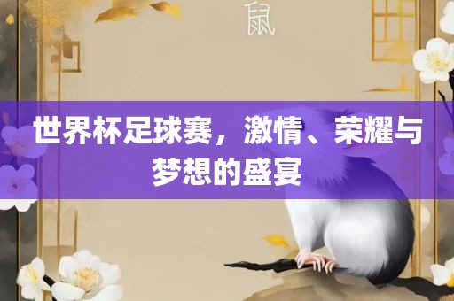 世界杯足球赛，激情、荣耀与梦想的盛眉山市正发家政服务有限公司宴