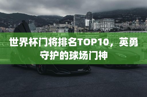 世界杯门将排名TOP10，英勇守护的球场门神