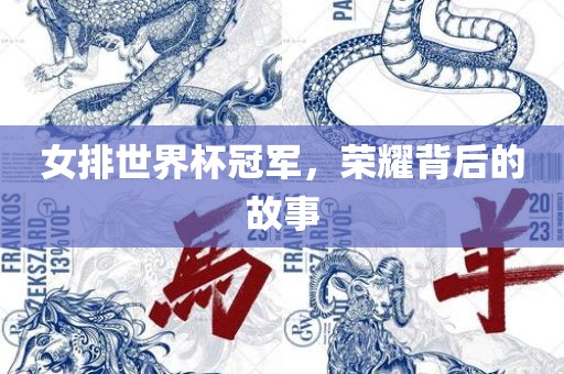 女排世界杯冠军，荣耀背后的故事