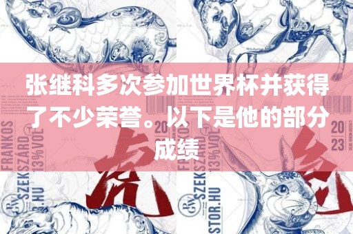 张继科多次参加世界杯并获得了不少荣誉。以下是他的部分成绩