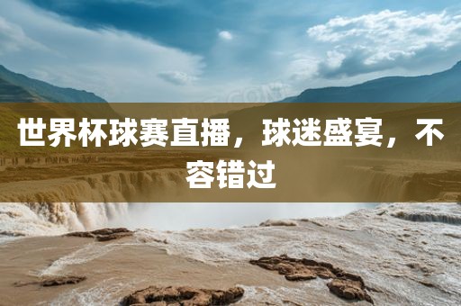 世界杯球赛直播，球迷盛宴，不容错过