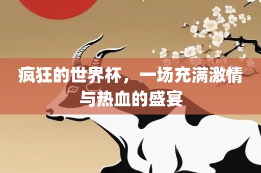 疯狂的世界杯，一场充满激情与眉山市正发家政服务有限公司热血的盛宴