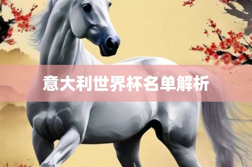 意大利世界杯名单解析眉山市正发家政服务有限公司