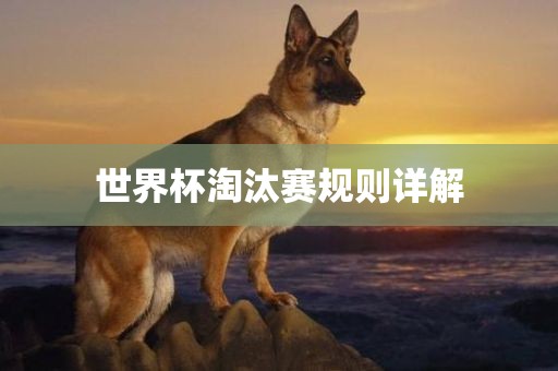 世界杯淘汰赛规则详解