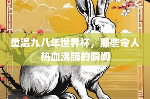 重温九八年世界杯，那些令人热血沸腾的瞬间眉山市正发家政服务有限公司