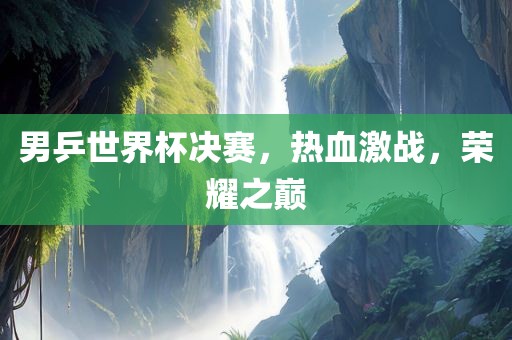 男乒世界杯决赛，热血激战，荣耀之巅