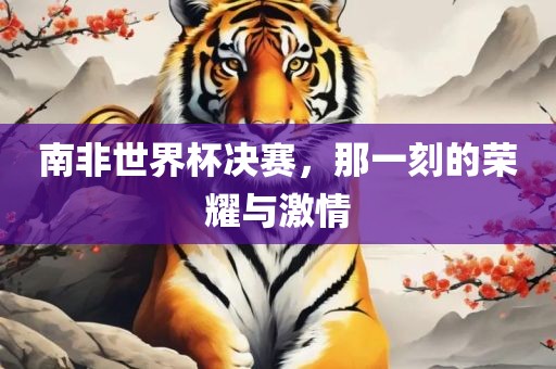 南非世界杯决赛，那一刻的荣耀与激情