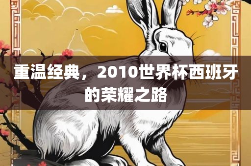 重温经典，2010世界杯西班牙的荣耀之路