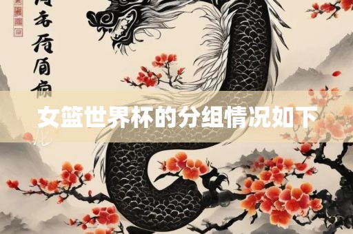 女篮世界杯的分组情况如下