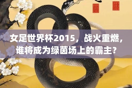 女足世界杯2015，战火重燃，谁将成为绿茵场上的霸主？眉山市正发家政服务有限公司