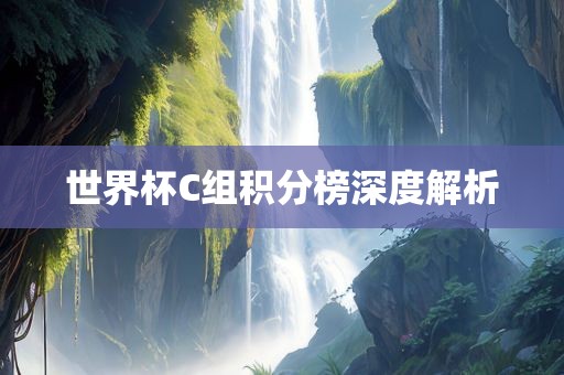 世界杯C组积分榜深度解析