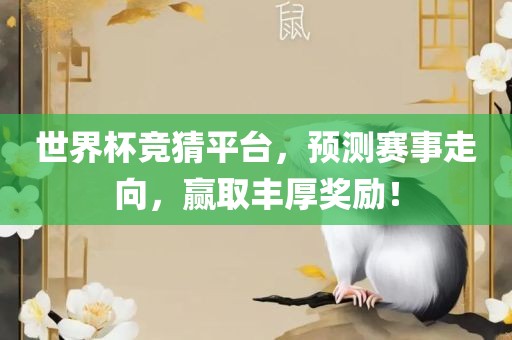 世界杯竞猜平台，预测赛事走向，赢取丰厚奖励！