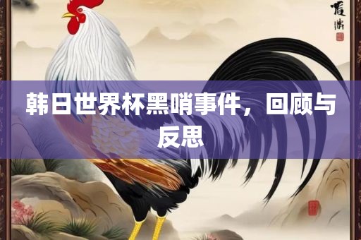 韩日世界杯黑哨事件，回顾与反思