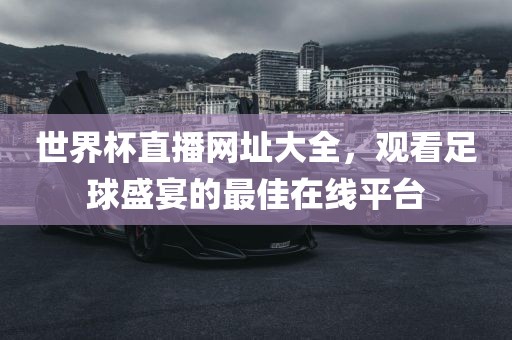 世界杯直播网址大全，观看足球盛宴的最佳在线平台眉山市正发家政服务有限公司