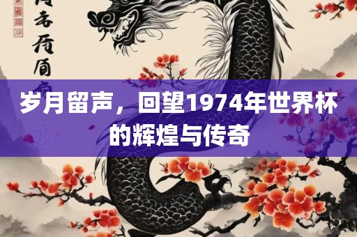 岁月留声，回望1974年世界杯的辉煌与传奇眉山市正发家政服务有限公司