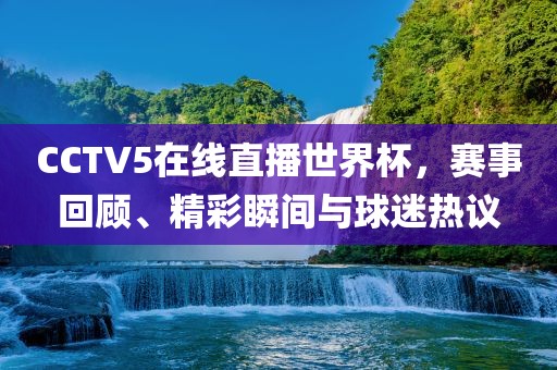 CCTV5在线直眉山市正发家政服务有限公司播世界杯，赛事回顾、精彩瞬间与球迷热议