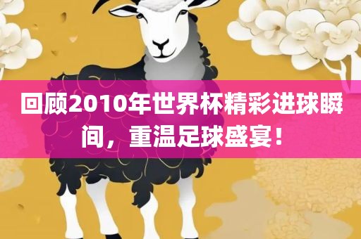 回顾2010年世界杯精彩进球瞬间，重温足球盛宴！