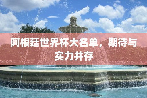 阿根廷世界杯大名单，期待与实力并存