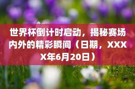 世界杯倒计时启动，揭秘赛场内外的精彩瞬间（日期，XXXX年6月20日）