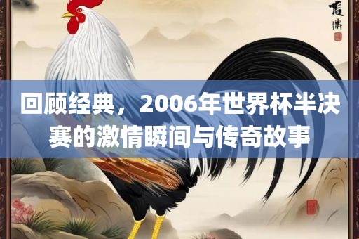 回顾经典，2006年世界杯半决赛的激情瞬间与传奇故事眉山市正发家政服务有限公司